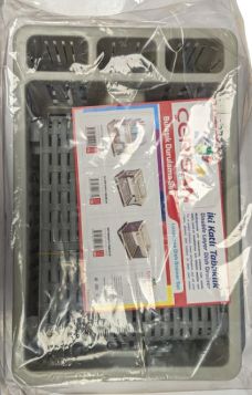 CERISAN RATTAN DOUBLE DISH DRAINER