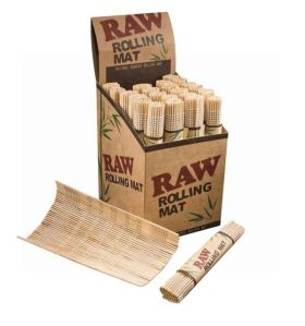 Raw Rolling Mat - Natural Bamboo Rolling Mat - Box Of 24