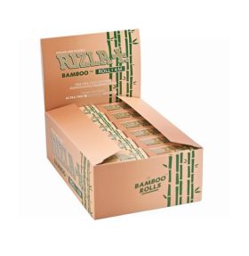 Rizla Bamboo Ultra Thin Paper Roll - Regular - 4m - Pack of 24