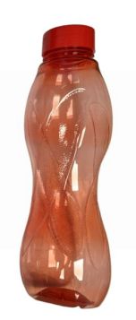 Home Help Cool Water Plastic Bottle - Red - 1L