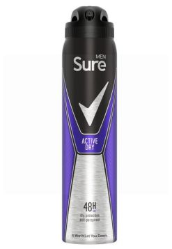 Sure Men 48h Anti-Perspirant Deodorant - Active Dry - 150ml