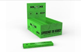 ROOR CBD Slow Burn Ultra Thin Organic Hemp Rolling Papers + Tips - Slim - Pack of 32