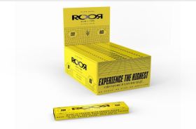 ROOR CBD Slow Burn Ultra Thin Rice Hemp Rolling Papers + Tips - Slim - Pack of 32