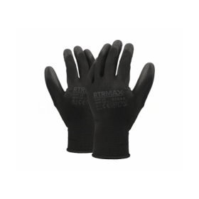 RTRMAX Keep Safe PU Glove - Black - 9'' 