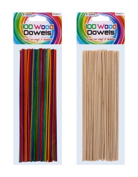RYSONS WOOD DOWELS 100 PC