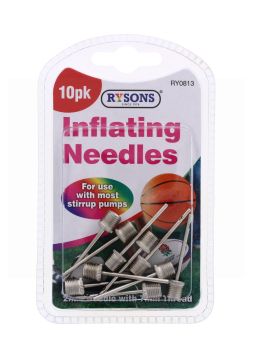 RYSONS INFLATING NEEDLES 10 PACK