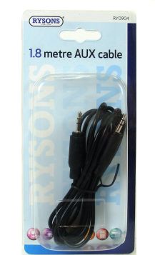 RYSONS 1.8M AUX CABLE
