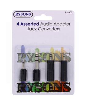 RYSONS 4 PC AUDIO ADAPTORS