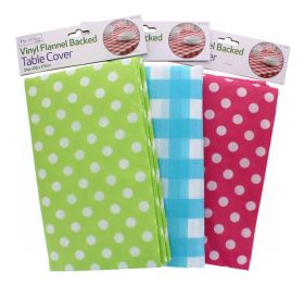 VINYL FLANNEL BACKED TABLE COVER