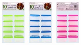 MINI SQUARE STORAGE CONTAINER 10 PC