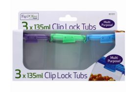 FIG & OLIVE CLIP LOCK TUBS 3 PC 135ML