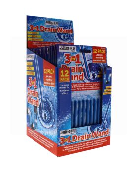 JIATING 3 IN 1 DRAIN WAND 12 PACK PDQ