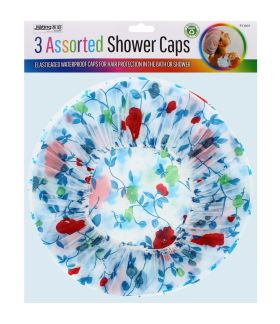 JIATING SHOWER CAPS 3 PC
