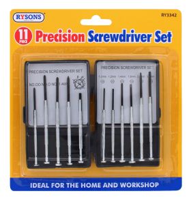 RYSONS PRECISION SCREWDRIVER 11PC