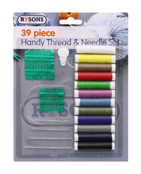 RYSONS HANDY THREAD & NEEDLE SET 39 PC