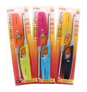 FLINT REFILLABLE MULTI USE GAS LIGHTERS 2 PACK