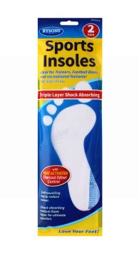 RYSON 2 PAIRS SPORT INSOLES