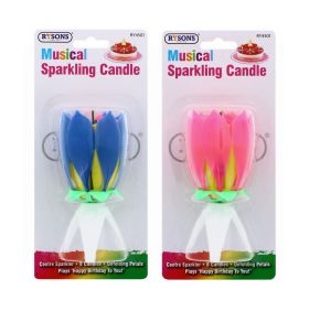 RYSONS MUSICAL SPARKLING CANDLE 
