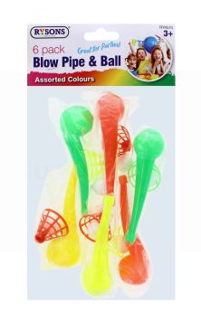 RYSONS BLOW PIPE & BALL 6 PACK