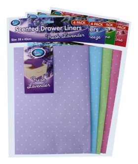 AIRESS SCENTED DRAWER LINERS 4 PACK