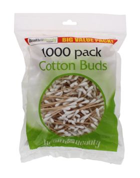 HEALTH & BEAUTY COTTON BUDS 1000 PACK