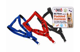Rysons Padded Dog Harness 85/70cm Assorted Colours
