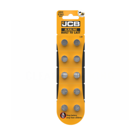 JCB LR44 Alkaline Batteries - Pack of 10