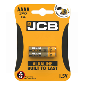 JCB AAAA E96 1.5V Batteries - Pack of 2