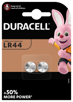 DURACELL BATTERY LR44 2 PACK
