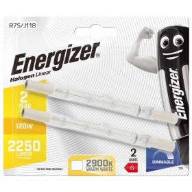 Energizer Halogen Linear Bulb R7S/J118 120w - Pack of 2