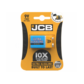 JCB 9V Ultra Alkaline Battery