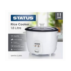 Status Santa Clara - Round Rice Cooker - 1.8L - White