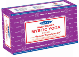 Satya Nag Champa Incense Sticks - Mystic Yoga - 15 grams - Pack of 12
