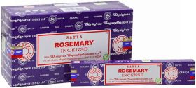 Satya Incense Sticks - Rosemary - 15 grams - Pack of 12