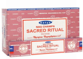 Satya Nag Champa Incense Sticks - Sacred Ritual - 15 grams - Pack of 12 