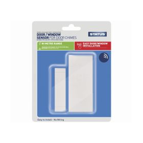 Status Door & Window Sensor For Door Chimes - White