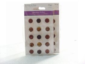 GEMSTONE STICKERS 15 PACK
