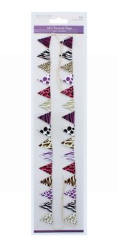 MINI PENNANT FLAGS SAFARI 2 PACK