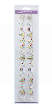 MINI PENNANT FLAGS FIESTA 2 PACK