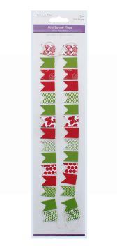 MINI PENNANT FLAGS GARDEN PARTY 2 PACK