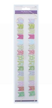 MINI PENNANT FLAGS VINTAGE CHIC 2 PACK