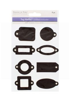 TAG MEDLEY LEATHER-LOOK 8 PC