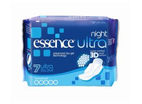 Essence Ultra Night 3D Sanitary Pads - Pack Of 7 - 0% VAT