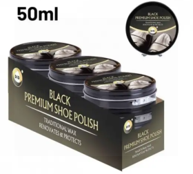 DID Premium Shoe Polish - Black - 50ml