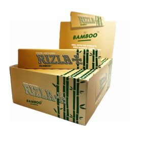 Rizla Bamboo King Size Slim Ultra Thin Smoking Paper - Pack of 50 Booklets