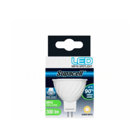 Supacell LED MR16 Spotlight Bulb - 3W - Warm White