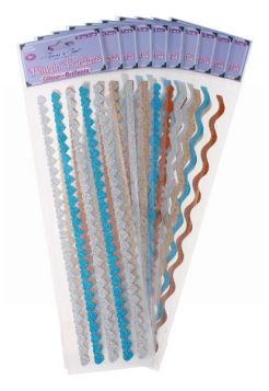 BLINGIN BORDERS GLITTER STICKERS