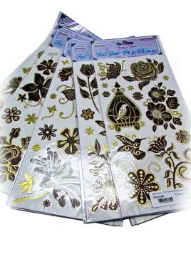 GOLD FOIL DEW DROP WHIMSY STICKERS