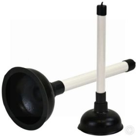 PLUNGER WITH WOODEN HANDLE