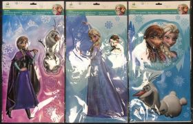 Large Disney Frozen 3D Wall Stickers - 50Cm X 28.5Cm - Price Market £2.99